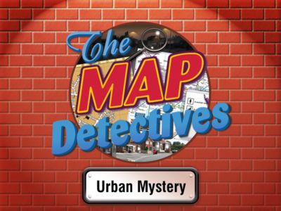 "The Map Detectives: Urban Mystery" title screen