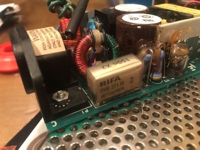 Capacitors replaced